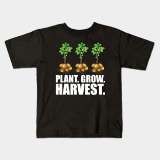 Potato farmer - Plant. Grow. Harvest. w Kids T-Shirt